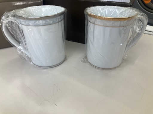 新品ノリタケ　ペアマグカップ