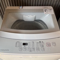ニトリ　6㎏　全自動洗濯機　ガラストップ　美品　の画像