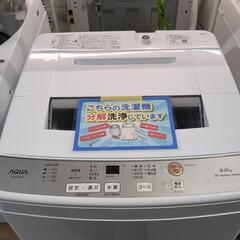 配送可【アクア】6K洗濯機★2021年製　分解クリーニング済み/6ヶ月保証付き【管理番号10608】清の画像