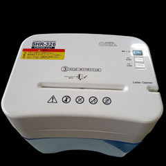 （ご予約済p）(中古)オーム電気 シュレッダー SHR‐326の画像