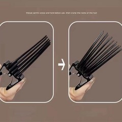 ヘアボリュームピンチャー ふんわりクリップ 韓国風 前髪立ち上げ ヘアピンの画像
