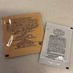 シュウウエムラ・コスメデコルテ ファンデサンプルの画像