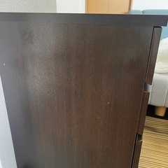 3段引き出し棚の画像