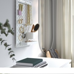 IKEA SKÅDIS ペグボード ホワイトの画像