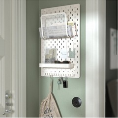 IKEA SKÅDIS ペグボード ホワイトの画像