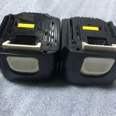 マキタ14v中古バッテリー、BL1430中古品、２個　　の画像