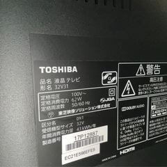 TOSHIBA REGZA 32型の画像