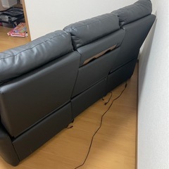 3人掛け電動リクライニングソファーの画像