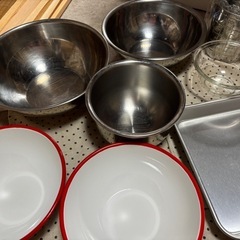 ボール、バットなど調理器具セットの画像