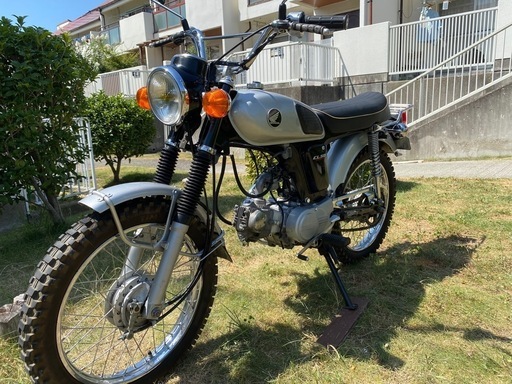 美旧車☆低走行☆benly CL50後期型☆調子良エンジン快調ベンリィ50s黄色no登録