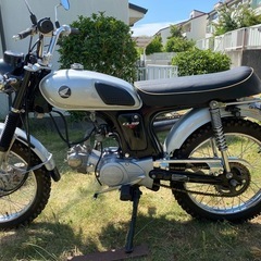 美旧車☆低走行☆benly CL50後期型☆調子良エンジン快調ベンリィ50s黄色no登録の画像