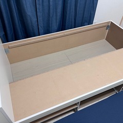スノコベッド セミダブルサイズ コンセント・引き出し収納付きの画像