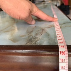 【格安】大理石風ローテーブルお譲りしますの画像