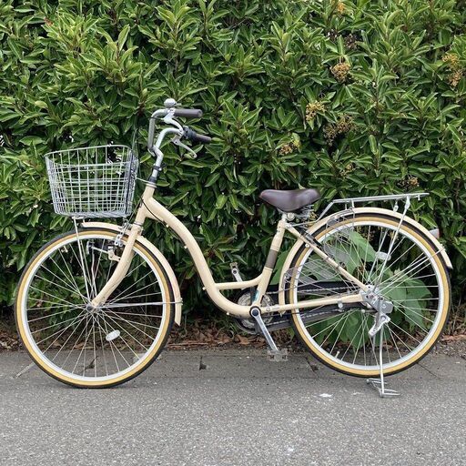 【美品！】 点検/整備済 内装3段 小柄な方向け ママチャリ 軽快車 自転車 美品！】 点検/整備済 内装3段 小柄な方向け ママチャリ 軽快車