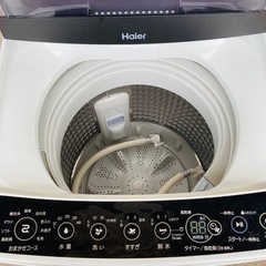 ハイアール　Haier 全自動電気洗濯機 JW-C55D 5.5kg 2019年製　動作品の画像