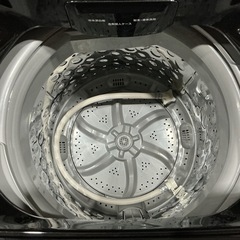 大人気色🖤高年式🌈オシャレ🌹IRISOHYAMAアイリスオーヤマ6㎏2023年製IAW-T605BL黒ブラック洗濯機の画像