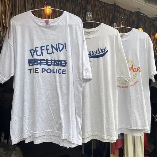 TシャツセットXL ホワイト5着アメリカ古着柄ランダム (ちゃん