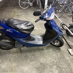 ホンダ Dio ブルー 原付　バイクの画像