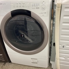 【愛品館江戸川店】保証充実　シャープ　2024年製　7.0kgドラム式洗濯乾燥機　ES-S7K-CLの画像