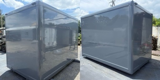 No.935 アルミバン 2t 車 アルミ 箱 バイク 倉庫 トラック コンテナ 米 保管庫 物置 DIY