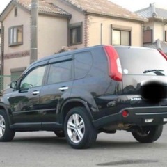 日産 エクストレイル ブラック SUV ディーゼル　DNT31 スタッドレス付きの画像