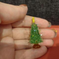 クリスマス ガラス 置物の画像