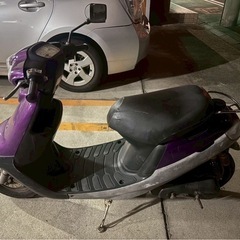 ヤマハ アプリオ 紫 原付　バイクの画像