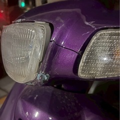 ヤマハ アプリオ 紫 原付　バイクの画像
