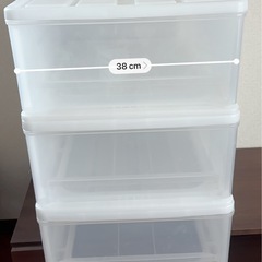 衣装ケース2個の画像