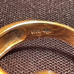 K18 ダイヤモンド　リング　指輪の画像