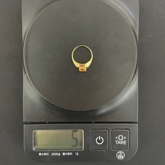 K14 シトリン　リング 指輪の画像