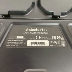 【steelseries】スティールシリーズ キーボード APEX 7 TKL ゲーミングキーボード 動作確認済 赤軸 周辺機器 PCパーツ Y2033の画像