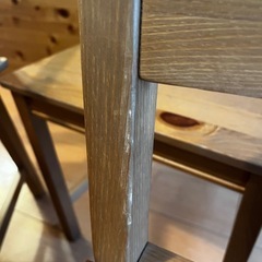 IKEA テーブル+椅子4脚セット の画像