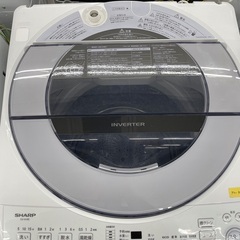 ◇ドリーム尼崎1号館◇ シャープ 8kg洗濯機 E-GV8E 2020年製の画像