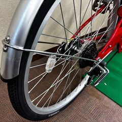 中古車 ジュニアバイク サカイサイクル「ミーノ」外装6段変速、オートライト 24インチ【高針店在庫品】の画像