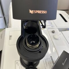 【リサイクルショップ ピカソ 小松原】☕✨【2024年製】ネスプレッソ ヴァーチュオ ポップ ブラック📦カプセル10個入り×4箱（合計40杯分）付き✨★7301★の画像