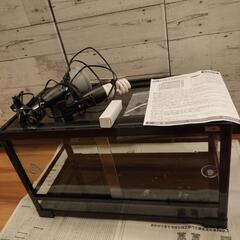 爬虫類 ケージ ライトその他セット