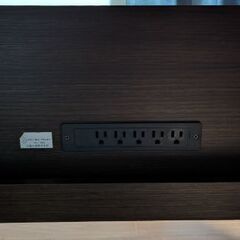 IDC 大塚家具 小島工芸 パソコンデスク 幅100cmx奥行60cm 3段ワゴン付きの画像