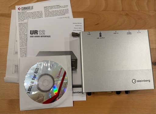 箱付き】Steinberg UR12 オーディオインターフェース☆箱・CD
