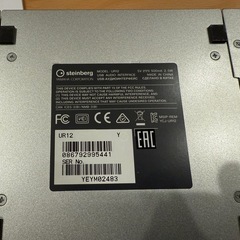 【箱付き】Steinberg UR12 オーディオインターフェース★箱・CD・説明書付きの画像