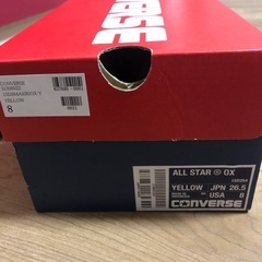 コンバース👞オールスター⭐️イエロー⭐️26.5cmの画像