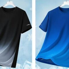グラデーションカラー　Tシャツ　Lサイズの画像