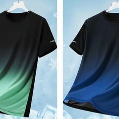 グラデーションカラー　Tシャツ　Lサイズの画像