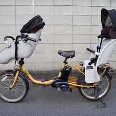 {受付中}🔴⭐️超特価⭐🔴電動自転車 パナソニック ギュット 中古 子供乗せ アシスト 073001の画像