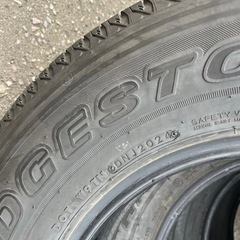 ジムニー ノマド JC74W 走行100km取り外し シエラ JB74Wとの互換性有り ブリヂストン DUELER H/L 195/80R15 4本 の画像