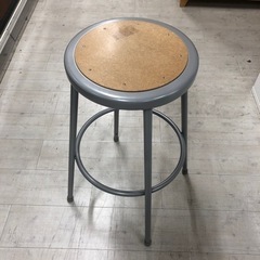 スチールスツール National Public Seating 1人掛け グレー×ブラウン