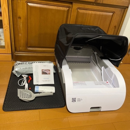 猫　自動トイレ　おまけ付き（猫砂4袋➕ご飯皿）