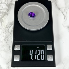 天然石 アメジスト 4.12ct ルースの画像