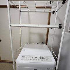 【受付終了】冷蔵庫・洗濯機・洗濯機ラックの画像