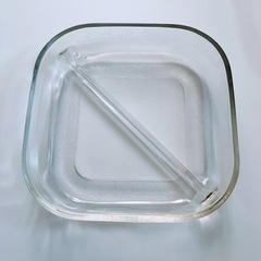 レトロ　ガラス皿 5個セット 仕切り付きの画像